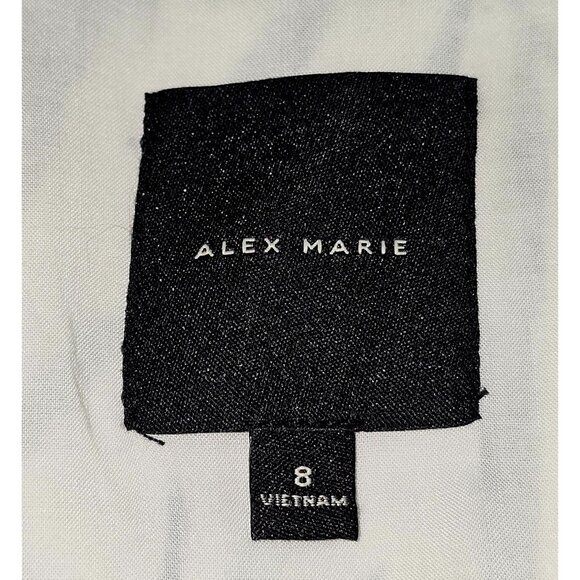 Alex Marie Women's Ashlyn Wrap Palm Paradise Print Linen Blend Dress Sz 8 2793‎ - Picture 7 of 10